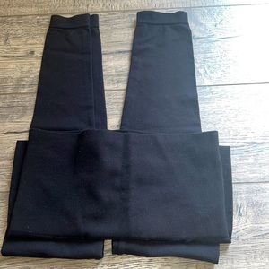 Spanx! Takes Off Black High Waisted Footless Tights M EUC